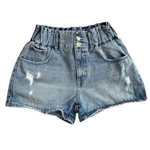 ONLY blue Jean shorts with waist detail M